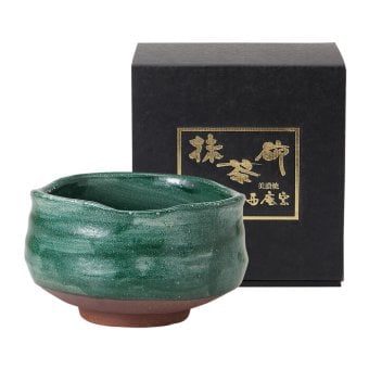 翠緑 抹茶碗 磁器 輸入品 やきものの里から、暮らしを贈ります。　ギフト 食器 セット テーブルウェア