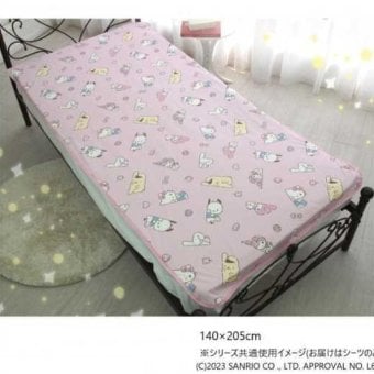 防水シーツ ダブル 140×205cm サンリオ キャラクターズ おねしょシーツ 介護用 ペット用 洗える パイル地 裏面ラミネート加工 布団シーツ キャラクター 敷きパッド サンリオ正規ライセンス品