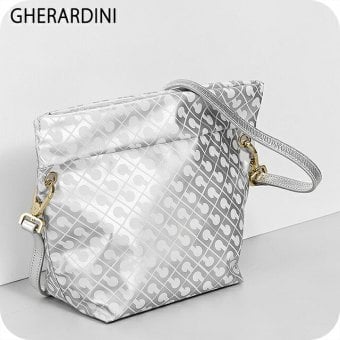 ゲラルディーニ ショルダーバッグ レディース ブランド GHERARDINI Italy GH0310 LUNAR シルバー