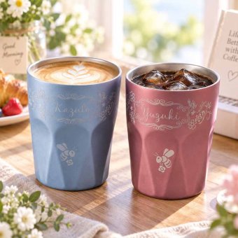 敬老の日 退職 名入れ ギフト SXX THERMOS サーモス 真空断熱ダイヤカットショートタンブラー 食洗機対応モデル 300ml 単品 ギフトBOX入り / プレゼント ギフト 退職 記念 誕生日 長寿 祝い