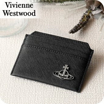 ヴィヴィアン ウエストウッド カードケース コンパクト メンズ レディース ブランド Vivienne Westwood ロゴ 5403000BU S000B N401 BLACK ビビアン