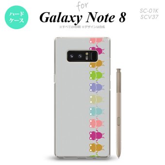 【SC01K】【スマホケース/スマホカバー】【ギャラクシー ノート8】SC01K スマホケース Galaxy Note8 SC-01K カバー ギャラクシー ノート8 カエル・かえる グレー nk-sc01k-672【メール便送料無料】
