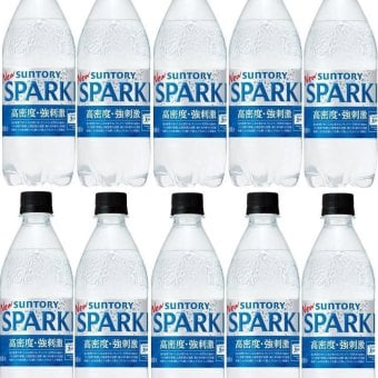 15本 サントリー 天然水 スパークリング 炭酸水 無糖 SPARKLING 500ml×15本