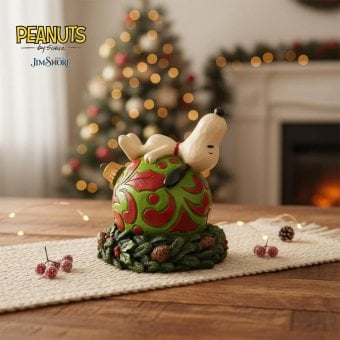 スヌーピー クリスマス オーナメント 13cm クリスマス | ジムショア ピーナッツ グッズ フィギュア 人形 置物 彫刻 Jim Shore 正規輸入品
