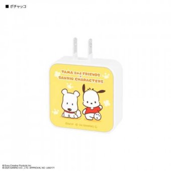 ACアダプタ USB Type-C 急速充電器 タマ＆フレンズ サンリオ ポチャッコ キャラクター グッズ スマホ タブレット 充電器 2ポート 同時充電 PSE認証済 サンリオ正規ライセンス品