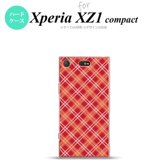 【SO02K】【スマホケース/スマホカバー】【エクスペリア XZ1】SO02K スマホケース Xperia XZ1 Compact SO-02K カバー エクスペリア XZ1 チェックA 赤 nk-so02k-431【メール便送料無料】