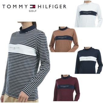 トミーヒルフィガー ゴルフ レディース モックネック 長袖シャツ TOMMY HILFIGER GOLF THLA461 秋冬モデル お誕生日祝い お祝い 記念品 30代 40代 50代 60代 母の日 お母さん 還暦祝い 敬老の日 彼女 人気プレゼント プレゼント