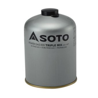 SOTO ソト パワーガス500 トリプルミックス SOD-750T OD缶 460g キャンプ 登山 アウトドア用 防災グッズ