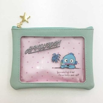 サンリオキャラクターズ ウィンドウポーチ はんぎょどん ポーチ 小物入れ クリア 透明 中身が見える おしゃれ かわいい キャラクター グッズ 雑貨 収納 コスメ 化粧品 ペンケース サンリオ正規ライセンス品