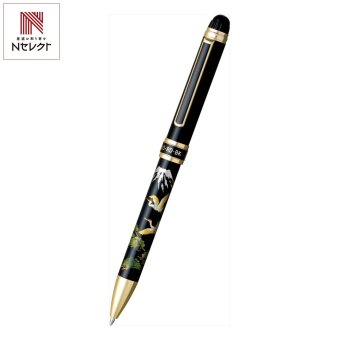 プラチナ ダブルアクション近代蒔絵 多機能ペン フジニツル ボールペン シャープペン 文具 筆記具【北海道・沖縄県・離島 配送不可】