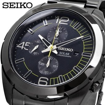 SEIKO 腕時計 セイコー 時計 ウォッチ ソーラー クロノグラフ 100M メンズ SSC217P1 [並行輸入品]