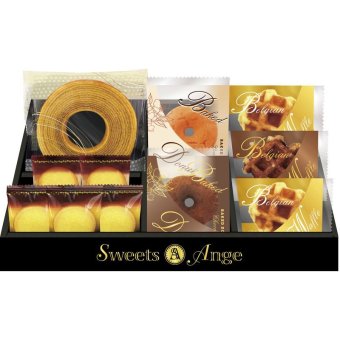 お歳暮・冬ギフト スイーツアンジュ ベルギーワッフルと焼菓子セット No25 (SGF-BE) ※送料無料(北海道・沖縄・離島への配送不可)