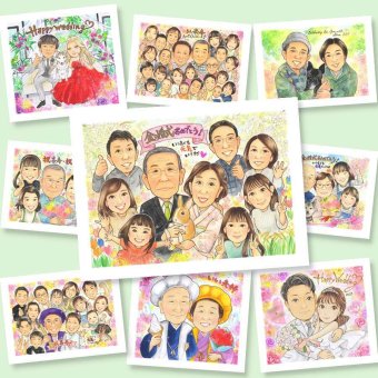 金婚式のプレゼントに、とっておきの似顔絵を贈りませんか。修正無料で、納得しながら進められます。 似顔絵 ギフト 金婚式 手描き 名入れ プレゼント 贈り物 金婚式 結婚記念日 銀婚式 大人数 おじいちゃん 家族 おばあちゃん 夫婦 祖母 下書き確認 修正無料 名入れ かわいい 親孝行 そっくり サプライズ 親孝行 感謝 結婚記念日 50周年 長寿 白寿祝い オリジナル 感動 大量注文 喜ばれる