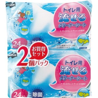 コンドル コンドル コンドル トイレ用流せるクリーナーシート（２４枚入）２個パック [26-0591-093] １７３２７３ プレミアムギフト 贈り物 お祝い 内祝い 出産内祝い 結婚内祝い 快気祝い 新築祝い お返し 贈り物 プレゼント ギフト