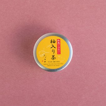 【福寿園】なつめ 柚入り茶 40g平缶【秋冬限定】【無料ラッピング】【熨斗対応可】日本茶　宇治茶　敬老の日　プレゼント