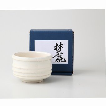 白萩　筒型抹茶碗 陶器 美濃焼 やきものの里から、暮らしを贈ります。　ギフト 食器 セット テーブルウェア