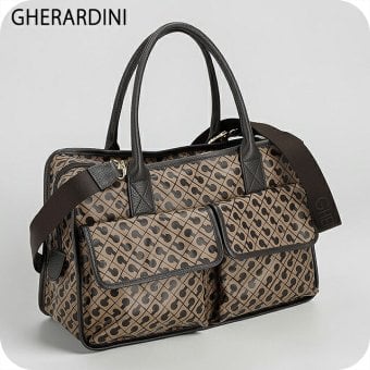ゲラルディーニ ハンドバッグ レディース ブランド GHERARDINI Italy GHB0247 TOFFE ブラウン/ダークブラウン