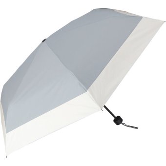 ジミージー 晴雨兼用UV加工 折りたたみ傘(55cm) グレー・オフホワイト1 ／晴雨兼用傘 傘 バッグ・小物・雑貨 ファッション 敬老の日 プレゼント ギフト お彼岸 お供え 秋 2026 送料無料 ギフト プレゼント プチギフト 内祝い 快気祝い 出産祝い 結婚祝い 引出物 新築祝い お返し