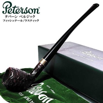 ピーターソン パイプ 喫煙具 タバーン ベルジック フィッシュテール ラスティック パイプ本体 Peterson 高級 プレゼント ギフト かっこいい おしゃれ ブラック ブラウン メンズ