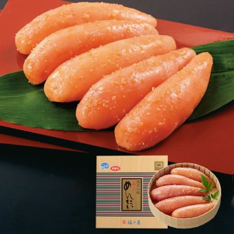 【送料無料】【ギフト包装あり】福さ屋 無着色 北海道産原卵使用 謹製辛子めんたい【樽】210g  