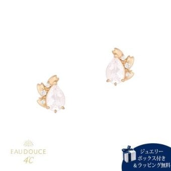 【無料ラッピング】  ヨンドシー 4℃ EAU DOUCE Spring Collection K18ピンクゴールド ピアス ローズクォーツ ブランド 正規品 新品 ギフト プレゼント 人気 おすすめ 誕生日 記念日 クリスマス 送料無料