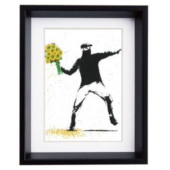 アートフレーム バンクシー タイム フォー グリーン チェンジ Sサイズ BK-01607  Banksy 絵画 絵 ストリート 壁画 ステンシルアート