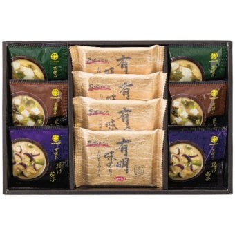 【ギフト対応無料】お歳暮・冬ギフト 京懐石おみそ汁&有明味のり詰合せ NF-BOS (NF-BOS) ※送料無料(北海道・沖縄は除く)
