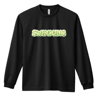 水泳 競泳 ロンT 長袖Tシャツ メンズ レディース ジュニア 練習着 ドライ おもしろ tシャツ ふざけ 名入れ おしゃれ キッズ 文字入れ無料 「ポップなアイスのSWIMMINGロゴ」 アートワークスコウベ 【送料無料】