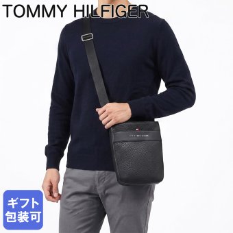 高品質ヨーロッパ輸入モデル トミーヒルフィガー TOMMY HILFIGER ショルダーバッグ メンズ CENTRAL MINI REPORTER ブラック AM0AM14697 BDS BLACK 送別会 誕生日 結婚祝い 結婚式 彼氏 息子 夫 男性 名刺入れ 高級 父の日 母の日 即日発送