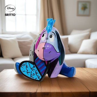 イーヨー 100周年アニバーサリー 8cm | ロメロ・ブリット Romero Britto デザイン アート 正規輸入品