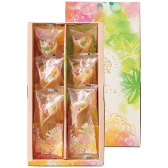 送料無料 お歳暮 KOMETE 花束のデザート6個入  9580-075 ※11/2以降の出荷予定となります。北海道・沖縄・離島は配達不可 全国送料無料 御歳暮 早割 お歳暮2026 御挨拶 お取り寄せ グルメ スイーツ