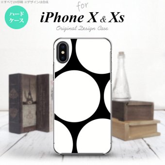 【iPhoneX】【スマホケース/スマホカバー】【アイフォンX】iPhoneX スマホケース カバー アイフォンX 水玉B 黒×白 nk-ipx-1113【メール便送料無料】