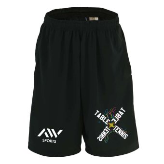 卓球 ハーフパンツ ドライ メンズ ウェア レディース ジュニア 練習着 短パン 速乾 スポーツ 名入れ おしゃれ 半スボン 文字入れ無料 「ネオンスタイルのクロスTABLETENNIS」 アートワークスコウベ 【送料無料】