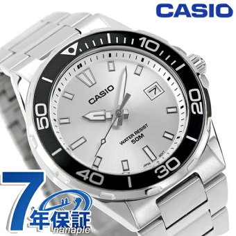 カシオ チープカシオ CASIO スタンダード クォーツ 電池式 MTD-145D-7AV 海外モデル メンズ チプカシ 腕時計 ブランド アナログ シルバー