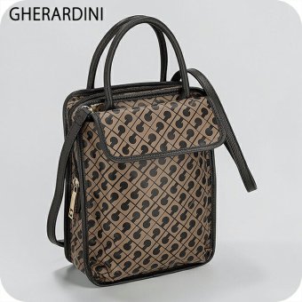 ゲラルディーニ ショルダーバッグ レディース ブランド GHERARDINI Italy GHB0102 TOFFE ブラウン/ダークブラウン