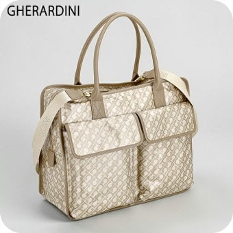 ゲラルディーニ ハンドバッグ レディース ブランド GHERARDINI Italy GHB0246 CRETA グレージュ/アイボリー