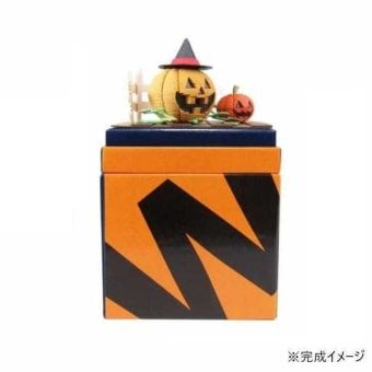 みにちゅあーとキット ハロウィン かぼちゃ畑 MP05-17 ペーパークラフト ジオラマ ミニチュア 模型 組み立てキット ホビー 雑貨 インテリア 季節装飾