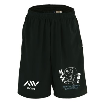 バドミントン ハーフパンツ ドライ メンズ ウェア レディース ジュニア 練習着 短パン 速乾 スポーツ 名入れ おしゃれ 半スボン 文字入れ無料 「ゆめでもバドミントン」 アートワークスコウベ 【送料無料】