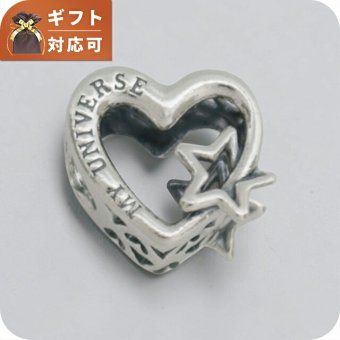 パンドラ PANDORA Openwork Family Heart & Star Charm ブレスレットチャームレディース 792829c00 シルバー