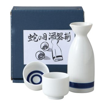 蛇の目　1号酒器揃 磁器 美濃焼 やきものの里から、暮らしを贈ります。　ギフト 食器 セット テーブルウェア