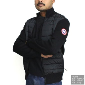 カナダグース CANADA GOOSE ジャケット ニット HYBRIDGE KNIT JACKET 6830M 9061 メンズ ブラック 海外正規品