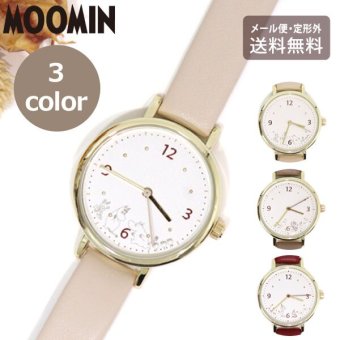 腕時計 ムーミン プリントウォッチ MOM021 定形外 送料無料 レディース シンプル スナフキン ミイ フローレン ミムラねえさん クウォーツ 時計 アナログ時計 かわいい ギフト 日本製 ホワイト