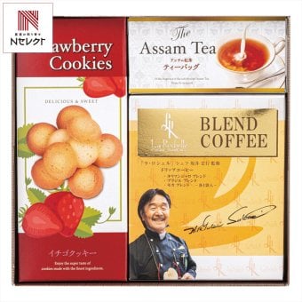 坂井宏行シェフ 監修 ドリップコーヒーアソート ギフトセット 計7点入 コーヒー 焼き菓子 詰め合わせ スイーツ クッキー 紅茶