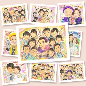 古希のプレゼントに、プレゼントにも喜ばれています。下書き確認あり。修正無料で納得の表情になるまで調整します。 贈り物 似顔絵 古希 手描き プレゼント 名入れ ギフト 古希 長寿 記念 傘寿 大人数 おばあちゃん 祖父母 おじいちゃん 下書き確認 修正無料 名入れ 喜ばれる 似てる かわいい 親孝行 70歳 一生もの 古希 長寿祝い 卒寿祝い サプライズ 結婚祝い ブライダルギフト ハロウィン