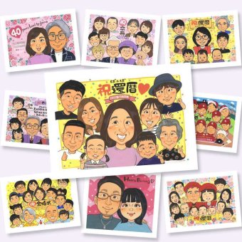 ギフト 似顔絵 還暦 手描き プレゼント 贈り物 名入れ 還暦 お祝い 記念日 誕生日 60歳 大人数 家族 お母さん 両親 お父さん 名入れ 修正無料 下書き確認 サプライズ 一生もの 喜ばれる かわいい 思い出 長寿 60歳 還暦 同窓会 クリスマス 大量注文 還暦祝い 二次会 傘寿祝い 引っ越し 感謝の品 贈答品 お祝いの品 初任給 カラフル 結婚祝い