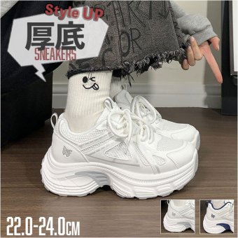厚底スニーカー 厚底靴 通販 厚底シューズ スニーカー レディース おしゃれ 可愛い 通勤 通学 履きやすい ウォーキングシューズ 厚底 軽量 カジュアル 歩きやすい レディースシューズ きれいめ オールシーズン 大人 ランニング シンプル