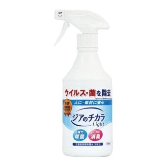 ジアのチカラLight 80ppm 500ml 消毒 除菌スプレー 500ml 弱酸性次亜塩素酸 ノンアルコール 除菌水 ジア水 日本製
