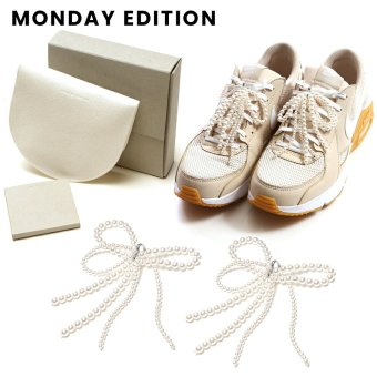 MONDAY EDITION マンデイエディション パールタッセル シューレースチャーム 2個セット ギフト