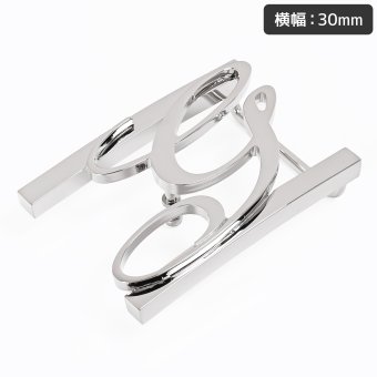 ジョルジオスタメッラ GIORGIO STAMERRA バックルのみ トップ式バックル Gロゴバックル メンズ レディース ブラス100% アルチェ用 幅3cm用 FBM GLB1 30 シルバー 送別会 誕生日 お中元 結婚祝い 結婚式 高級 父の日 母の日 ホワイトデー
