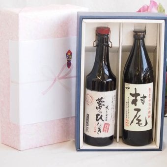 プレミアム焼酎 夢のひとときギフトボックス ５年熟成長期貯蔵麦焼酎夢のひととき30°(大分県)720ml芋焼酎村尾25°(鹿児島県)900ml